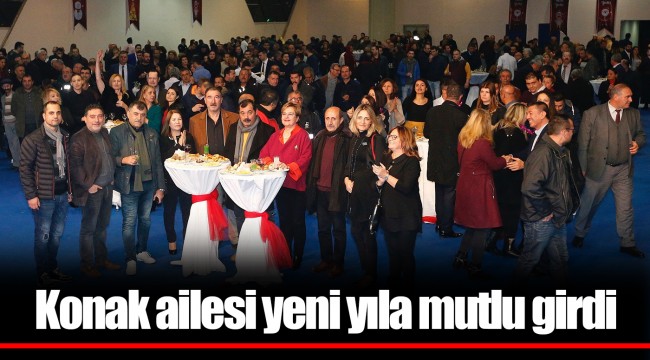 Konak ailesi yeni yıla mutlu girdi