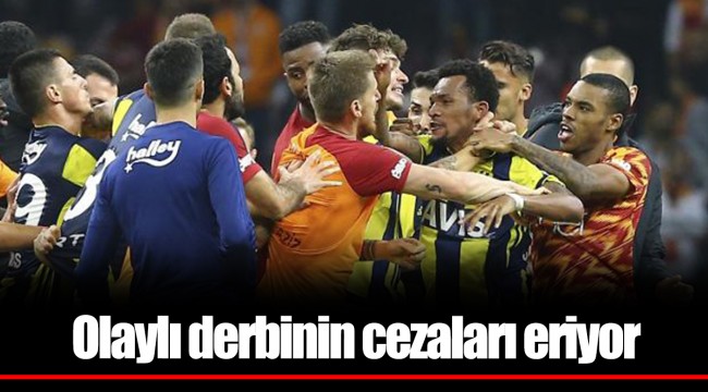 Olaylı derbinin cezaları eriyor