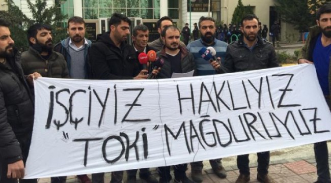 'TOKİ krizi'; işçiler de ev bekleyen vatandaş da mağdur