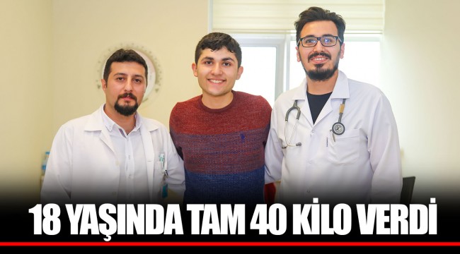 18 YAŞINDA TAM 40 KİLO VERDİ