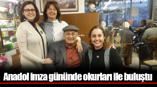 Anadol imza gününde okurları ile buluştu