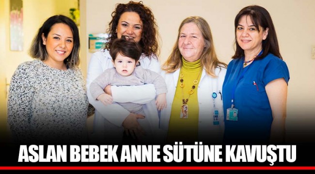 ​ASLAN BEBEK ANNE SÜTÜNE KAVUŞTU