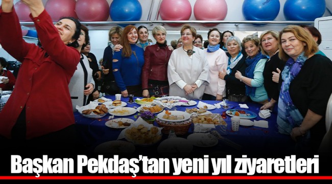 Başkan Pekdaş’tan yeni yıl ziyaretleri