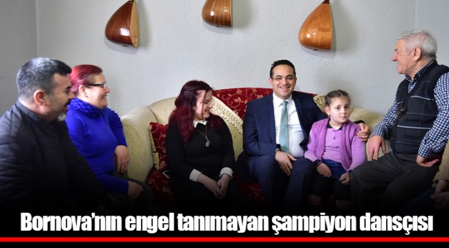 Bornova’nın engel tanımayan şampiyon dansçısı
