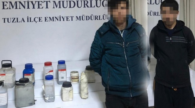 Çaldıkları değerli madeni piyasaya süremeden yakalandılar