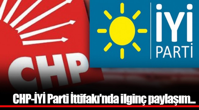 CHP-İYİ Parti İttifakı'nda İzmir'de ilginç paylaşım...