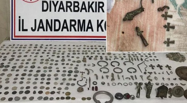 Diyarbakır'da tarihi eser operasyonu!