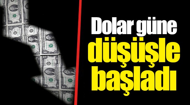 Dolar güne düşüşle başladı