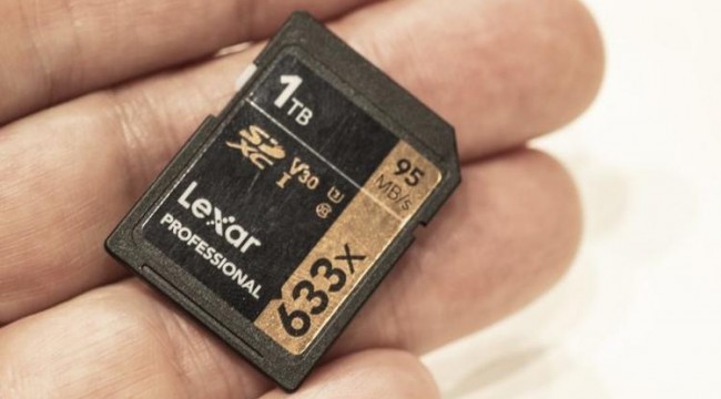 Dünyada bir ilk: 1 TB kapasiteli SDXC hafıza kartı