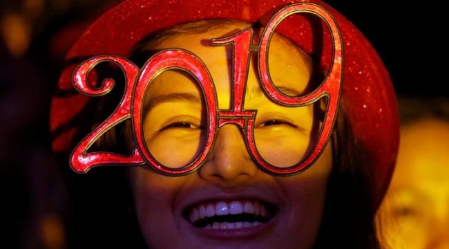 Fotoğraflarla: Dünya 2019’a böyle girdi