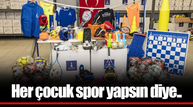 Her çocuk spor yapsın diye..