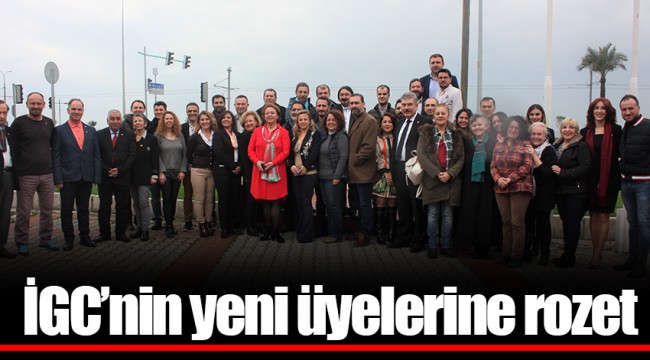 İGC’nin yeni üyelerine rozet