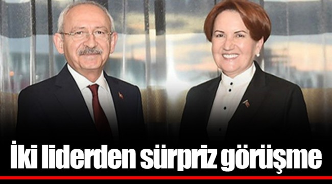 İki liderden sürpriz görüşme
