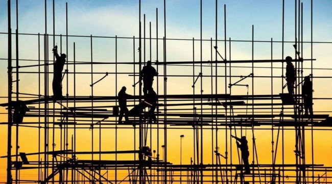 İnşaat maliyet endeksi Kasım'da aylık yüzde 3,13 düştü