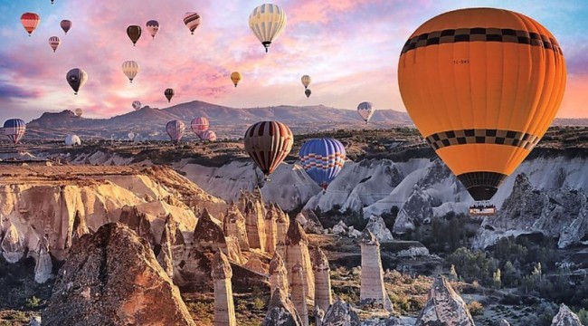 Kapadokya balon turisti yüzde 63 arttı