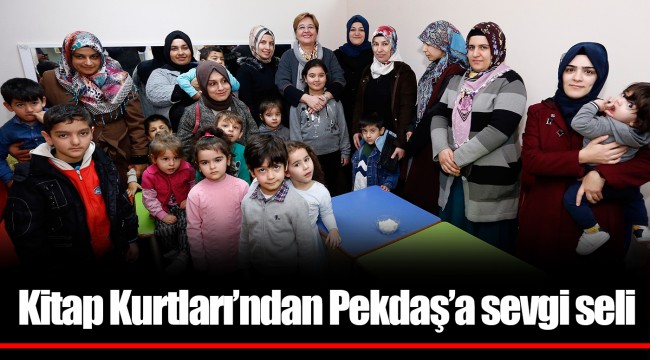 Kitap Kurtları’ndan Pekdaş’a sevgi seli