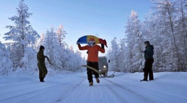Moldovalı atlet eksi 60 derece 50 kilometre koştu