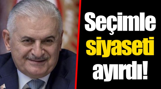Seçimle siyaseti ayırdı!