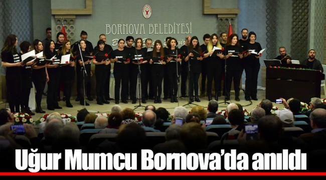 Uğur Mumcu Bornova’da anıldı 