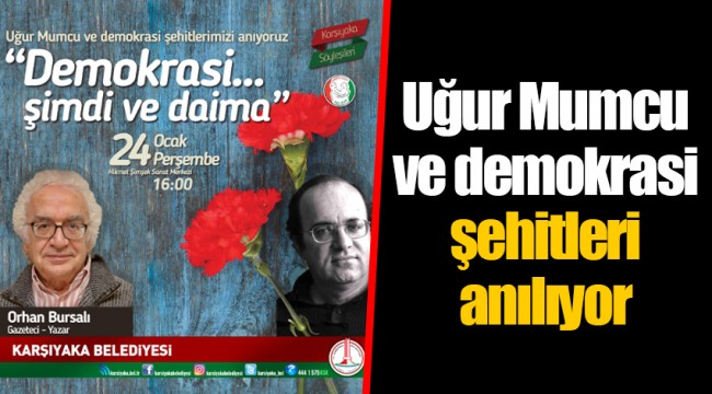 Uğur Mumcu ve demokrasi şehitleri anılıyor