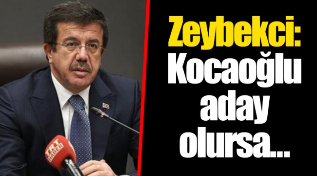 Zeybekci: Kocaoğlu aday olursa...