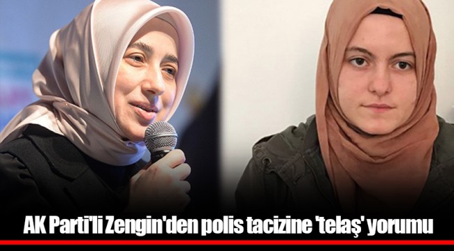 AK Parti'li Zengin'den polis tacizine 'telaş' yorumu