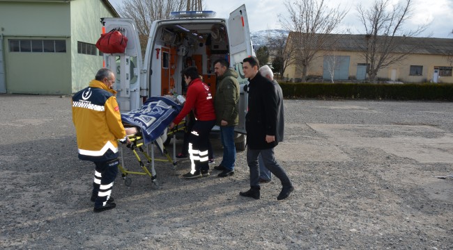 Ambulans helikopter organ yetmezliği bulunan hasta için havalandı