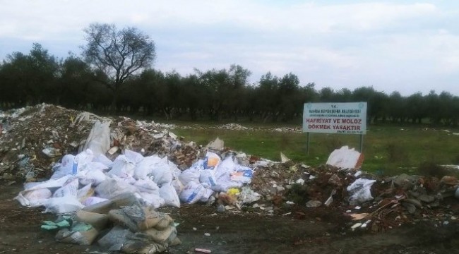 Çevreyi kirleten hafriyat ve molozlar temizlendi