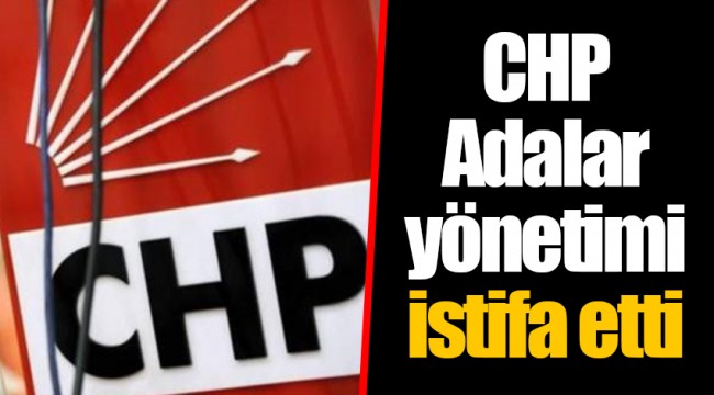 CHP Adalar yönetimi istifa etti