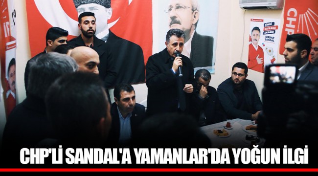 CHP&#039;Lİ SANDAL&#039;A YAMANLAR&#039;DA YOĞUN İLGİ