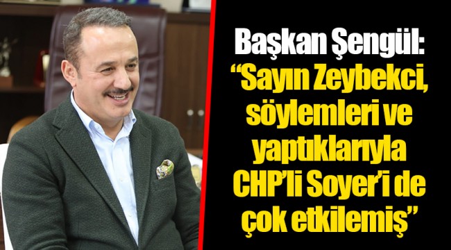 CHP'li Soyer, Zeybekci'nin sloganını taklit etti