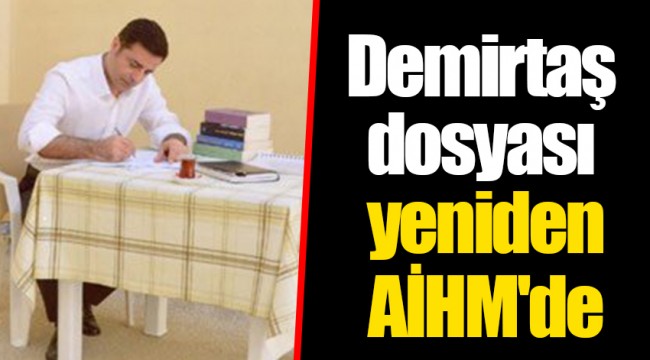 Demirtaş dosyası yeniden AİHM'de