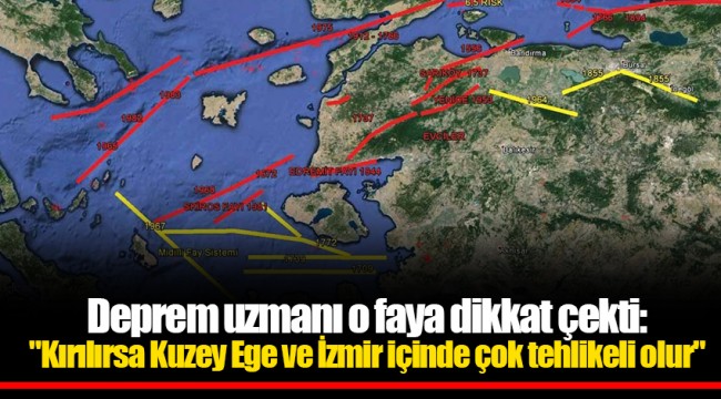Deprem uzmanı o faya dikkat çekti: "Kırılırsa Kuzey Ege ve İzmir içinde çok tehlikeli olur"
