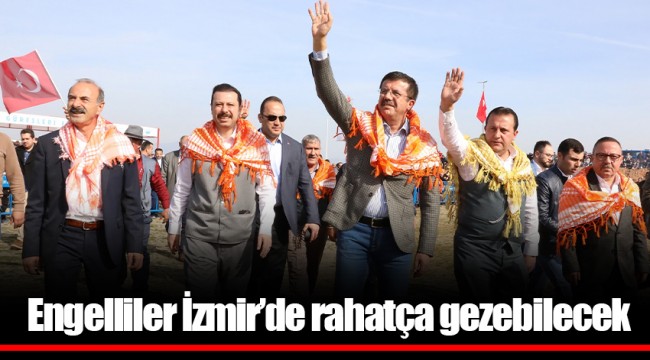 Engelliler İzmir’de rahatça gezebilecek