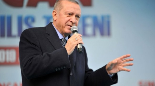 Erdoğan'dan CHP'nin Ankara adayı Mansur Yavaş'a: Resimlerinin altında CHP ve HDP'nin logosu yok