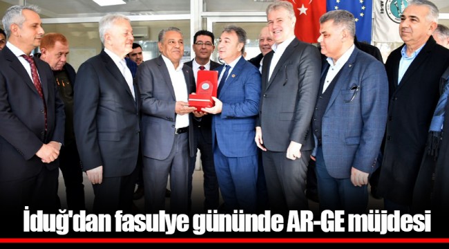 İduğ'dan fasulye gününde AR-GE müjdesi