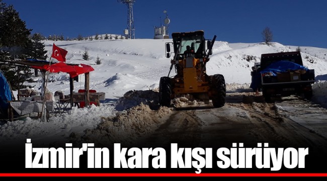 İzmir'in kara kışı sürüyor