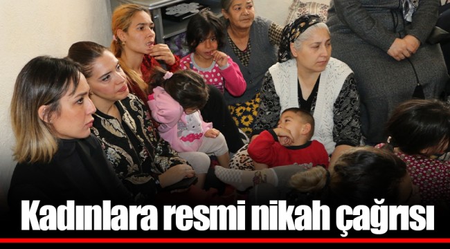 Kadınlara resmi nikah çağrısı