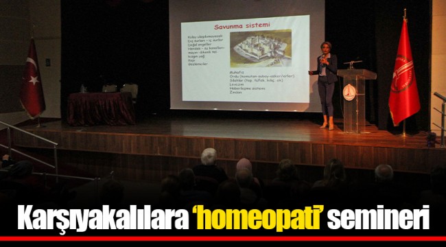 Karşıyakalılara ‘homeopati’ semineri