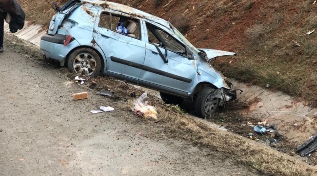 Kıbrıs gazisi trafik kazasında ölümden döndü