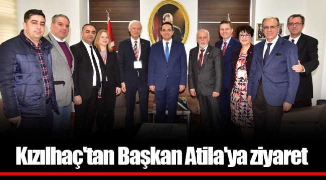 Kızılhaç'tan Başkan Atila'ya ziyaret