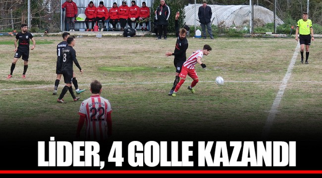 LİDER, 4 GOLLE KAZANDI
