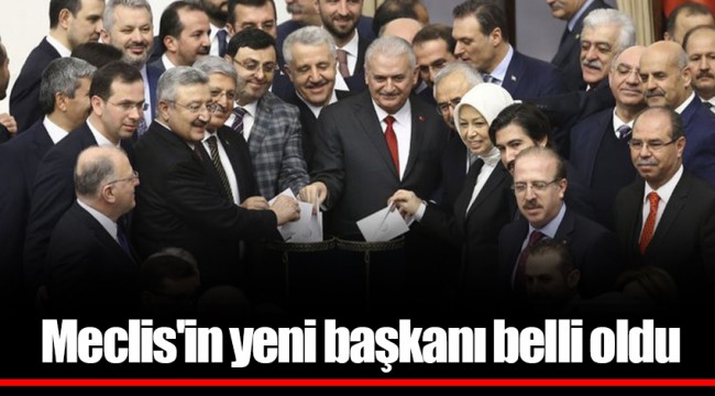 Meclis&#039;in yeni başkanı belli oldu