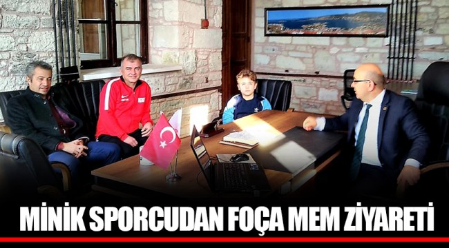 MİNİK SPORCUDAN FOÇA MEM ZİYARETİ