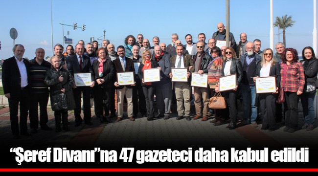 “Şeref Divanı”na 47 gazeteci daha kabul edildi