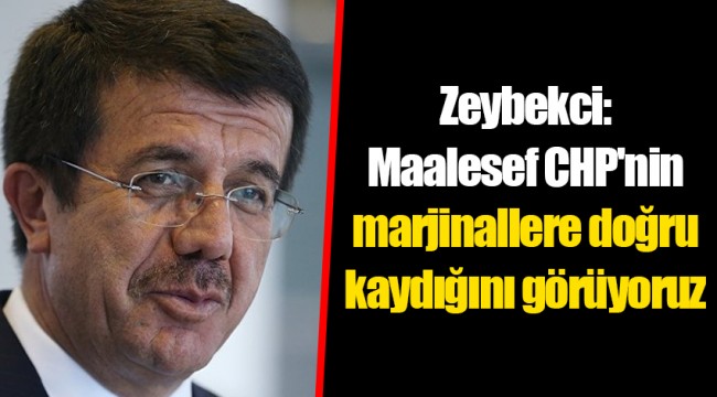 Zeybekci: Maalesef CHP'nin marjinallere doğru kaydığını görüyoruz