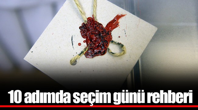 10 adımda seçim günü rehberi