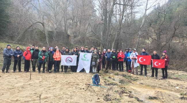 AFDOS ve Yeşilay’dan doğa yürüyüşü