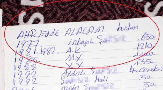 Alacaklarını ahirete bıraktı