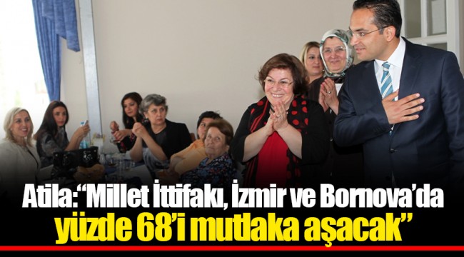 Atila: “Millet İttifakı, İzmir ve Bornova’da yüzde 68’i mutlaka aşacak”